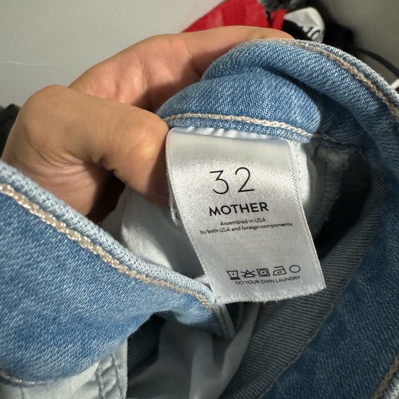 MOTHER Light Blue Women Jeans - Picture 3 of 5